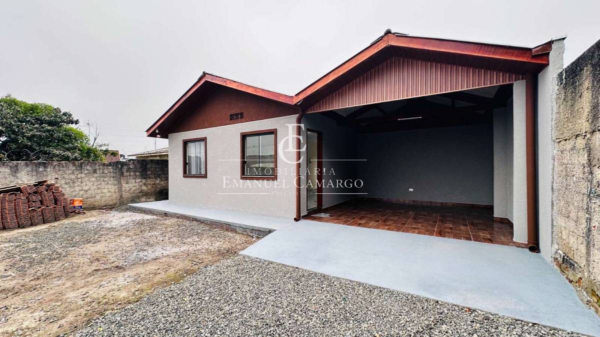 Casa à venda em Piraquara, Planta Araçatuba, com 2 quartos, 70m² - Emanuel Camargo - Há mais de 20 anos no Mercado Imobiliário CNPJ 55.103.630/0001-83